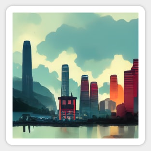 Chongqing | Comics Style Sticker